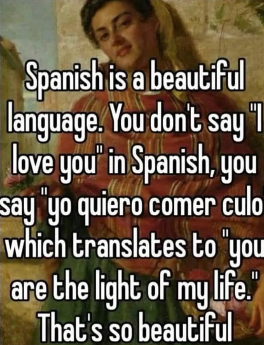 Truly a language of love – meme