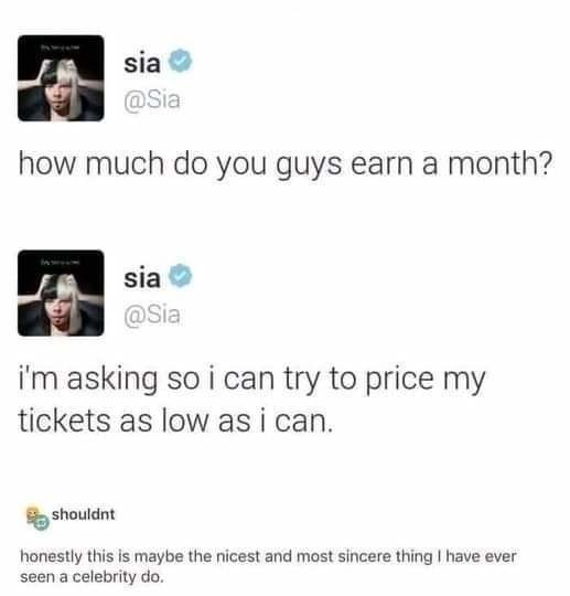 Good girl sia…. – meme