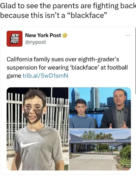 Blackface news – meme