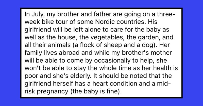 Dude Leaves Pregnant Girlfriend Home Alone During Birth To Go On Vacation for 3 Weeks