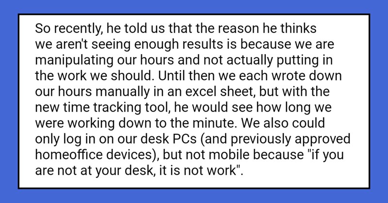 ‘Sounds like he hired the right people’: Crafty supervisor encourages team to maliciously comply with overbearing company timekeeping