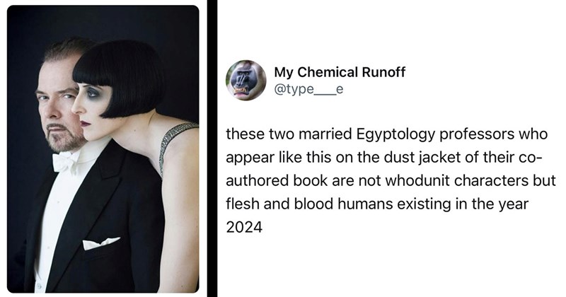 ‘They are more sinister and unhinged than you can possibly imagine’: Two Ivy League Egyptologists convince the Internet they might be vampires