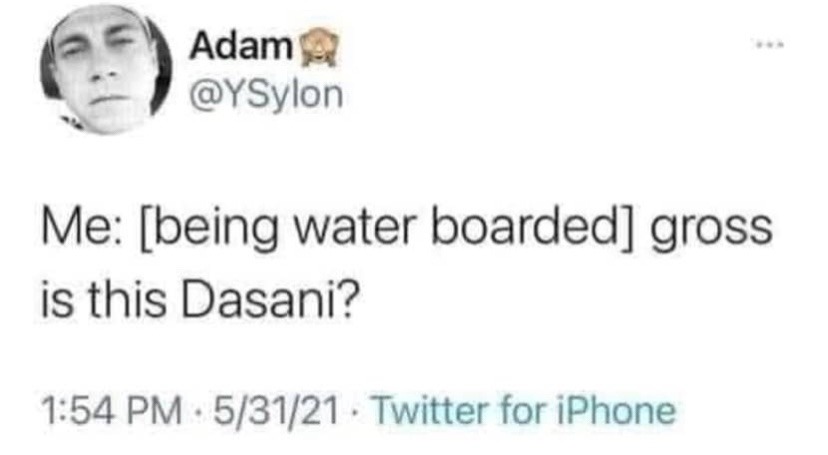 Dasani an Aquafina suck – meme