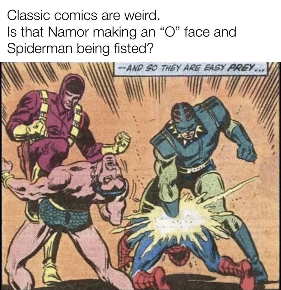 Marvel getting a little strange back in the day – meme