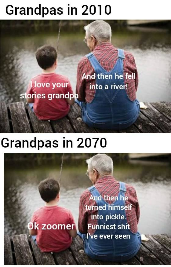 I’m just kidding, you’ll never have grandchildren, you testic-less MAGAfucka – meme