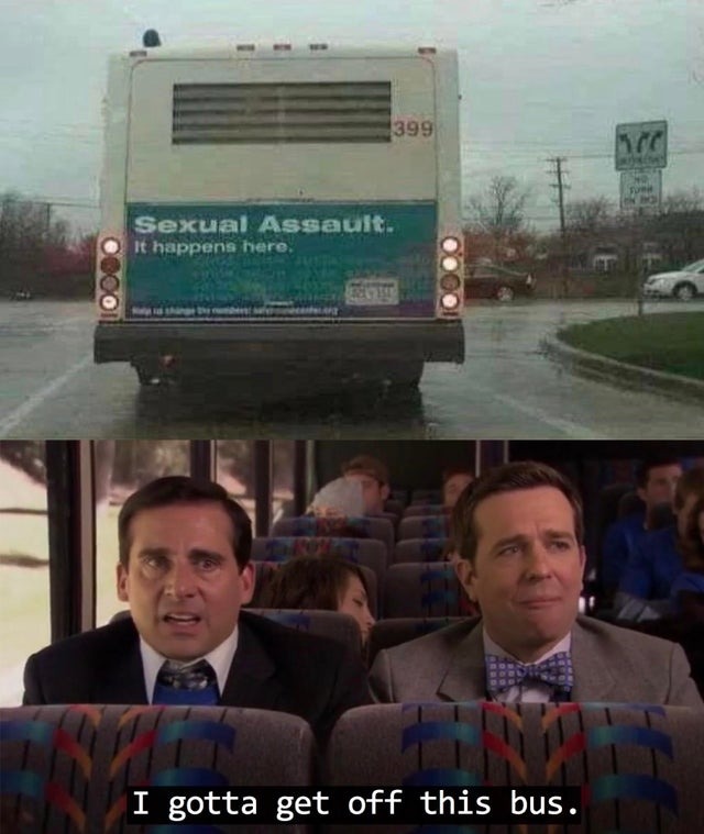 The boobs on the bus go up and down, up and down, up and down. The boobs on the bus go up and down, all through the town – meme