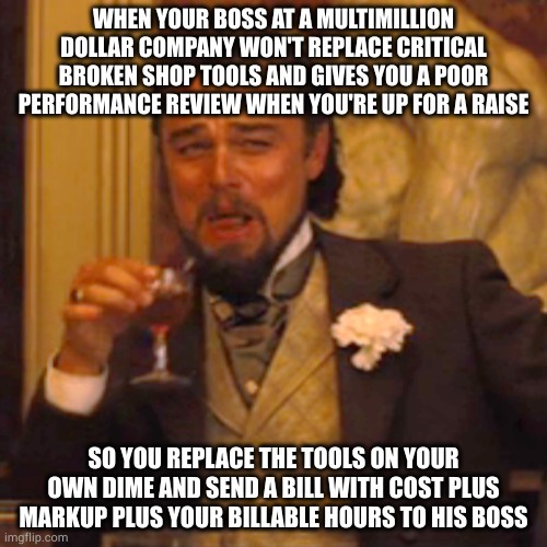 Billing at the same rate customers pay for my time; $160/hr – meme