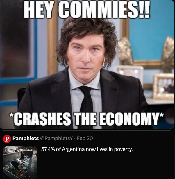 Don’t be commenting on the economy of countries that are doing better than you. – meme