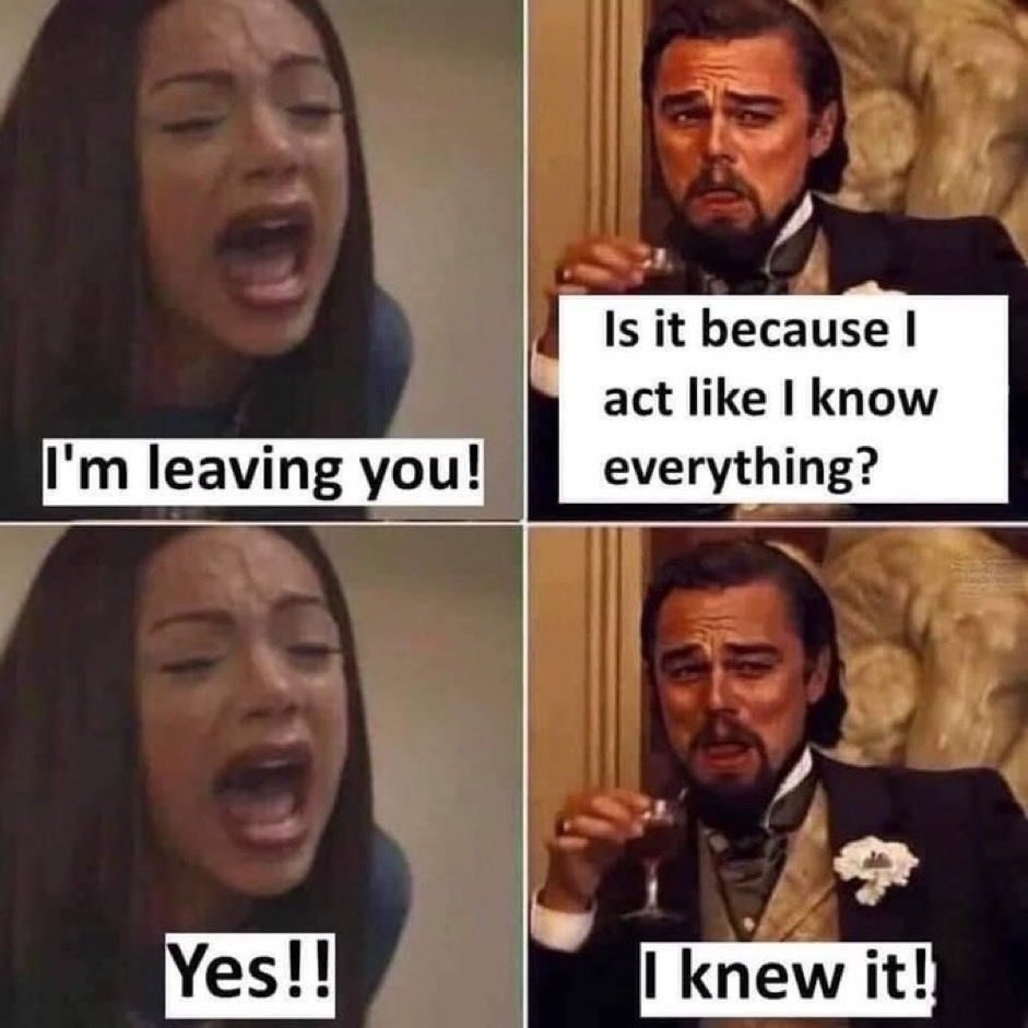 I Know everything – meme