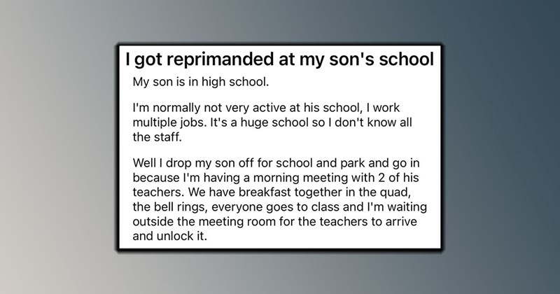 ‘He sent me to the office for detention’: Father gets mistaken for high school student, is written up for infraction