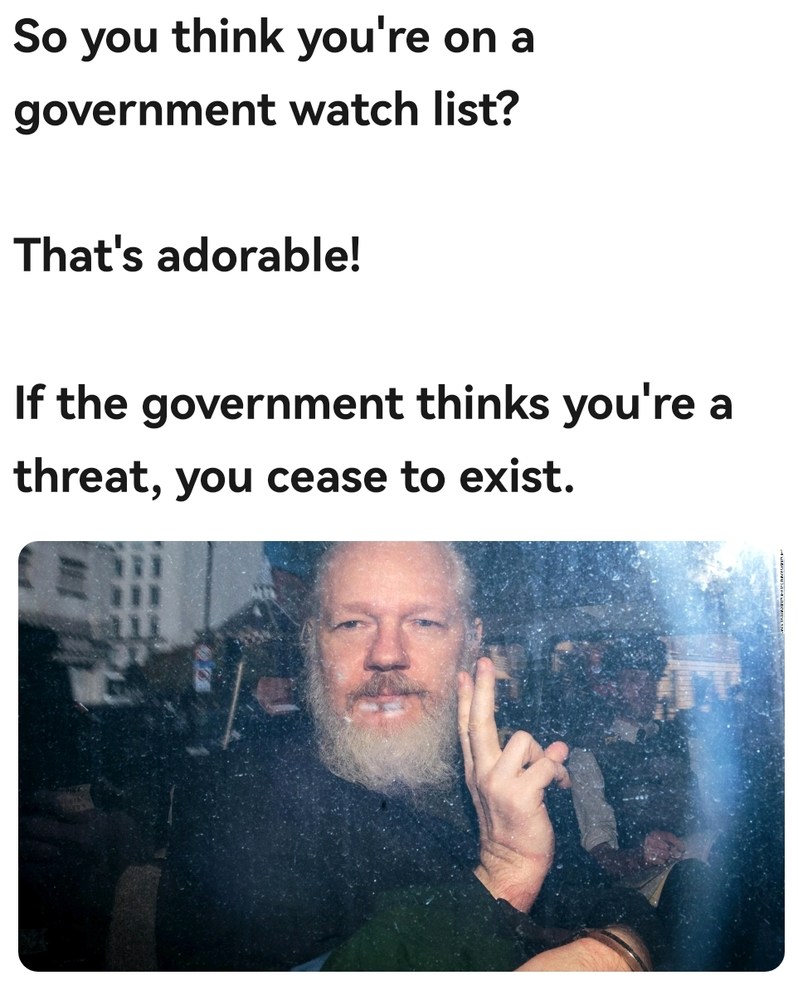 You’re not a threat – meme