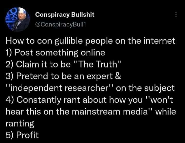 Conspiracy nuts – meme