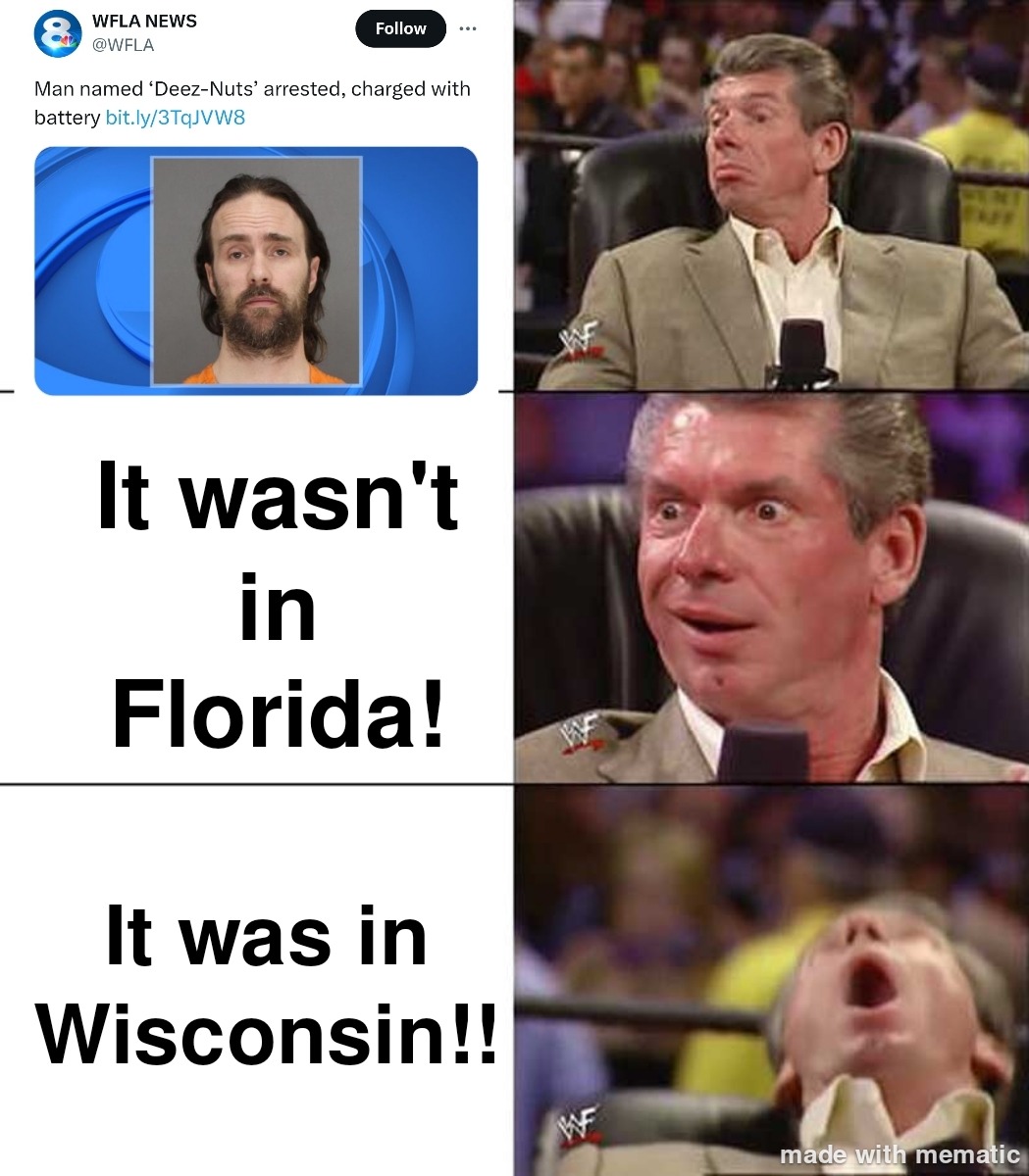 Wisconsin is the Glorida of the north – meme