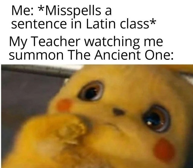 The ancient one has risen – meme