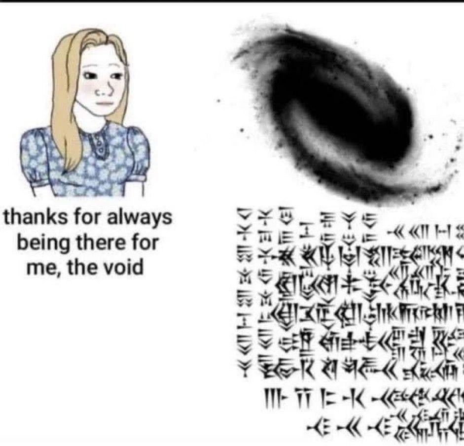 The void – meme