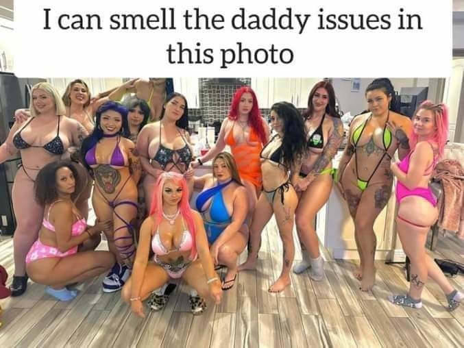 Smells like daddy issues – meme