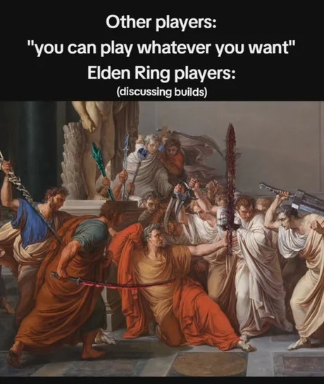 Elden ring players meme