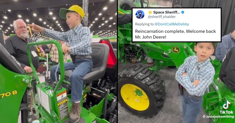 ‘How old is he? 50?’: Boomer kid impresses internet with precocious knowledge of farm machinery