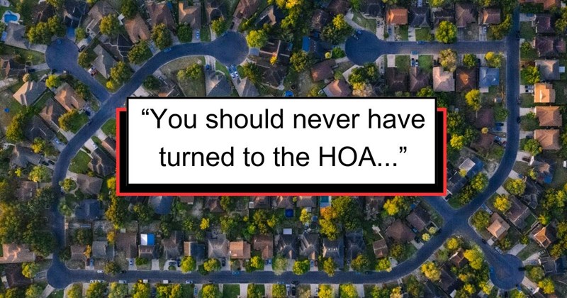 ‘Don’t tell me I’m devaluing your house, or I will’: Woman complies with HOA to get back at neighbors who insist her unsightly driveway is devaluing their house that’s for sale