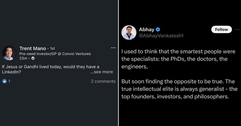 20+ Smug Claims and Insufferable Humblebrags From Venture Capitalists