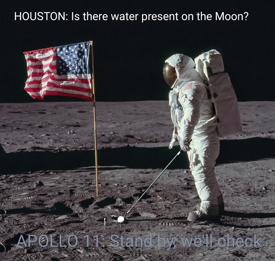 Whalers on the moon – meme