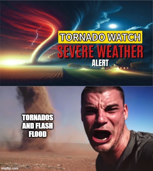 Tornado watch Indiana meme 2024