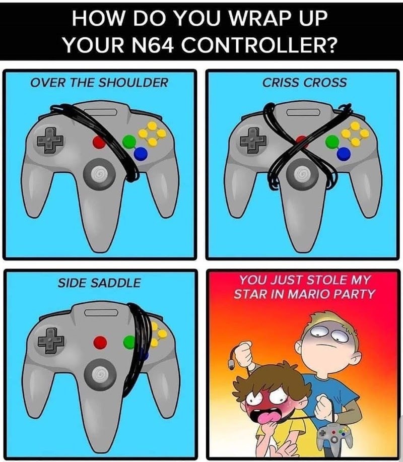 How to wrap a n64 controller – meme