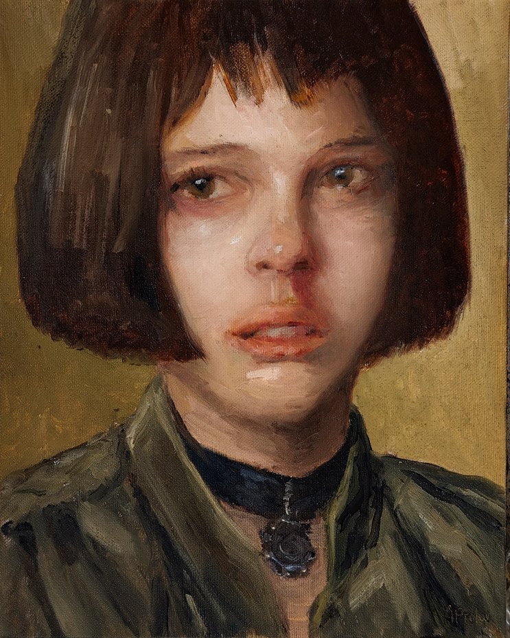 Mathilda, My oil painting – meme