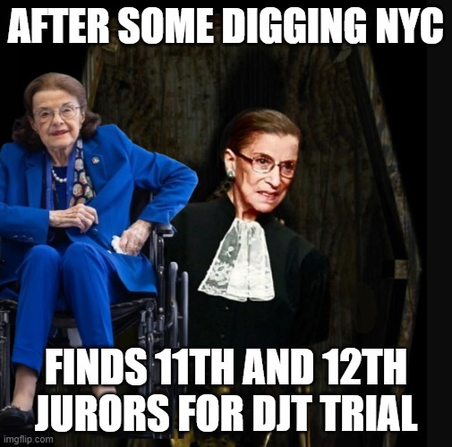 DJT Jurors Dug up – meme