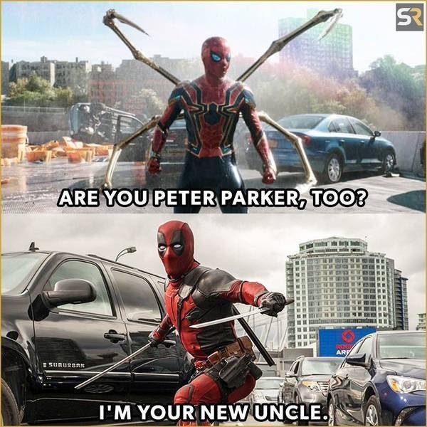 That would be the BEST way to introduce Spidey to Deadpool! – meme