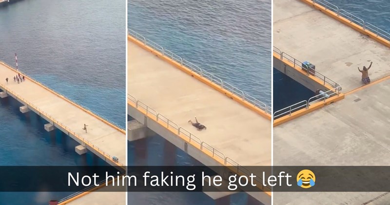 Prankster Cruise Passengers Dupe Everyone Onboard by Pretending to Miss the Boat Launch, Jolly Banter Ensues