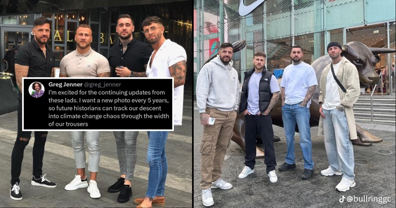 ‘The UK’s Mount Rushmore’: Four lads in jeans recreate their iconic meme, their fashion update gets applauded by the internet