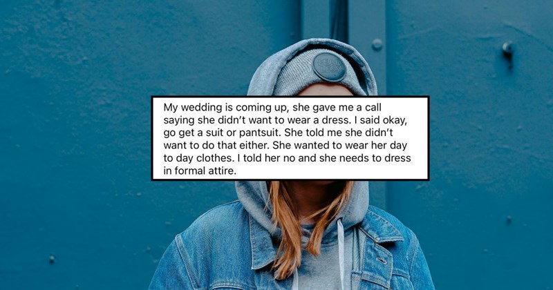 Teen refuses to wear a dress or a suit to her sister’s wedding, mom takes her side: ‘She wanted to wear her day to day clothes’