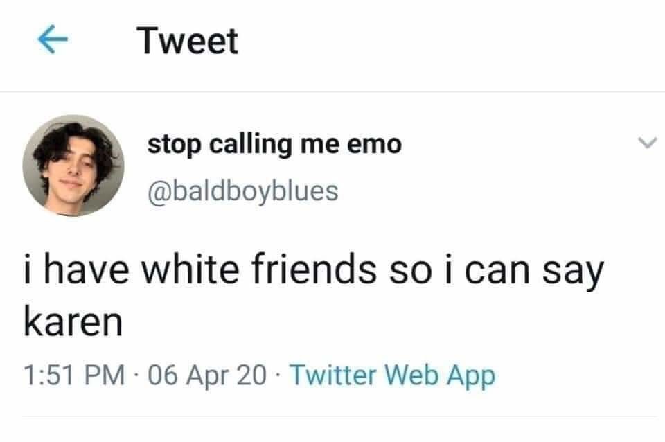 White friends – meme