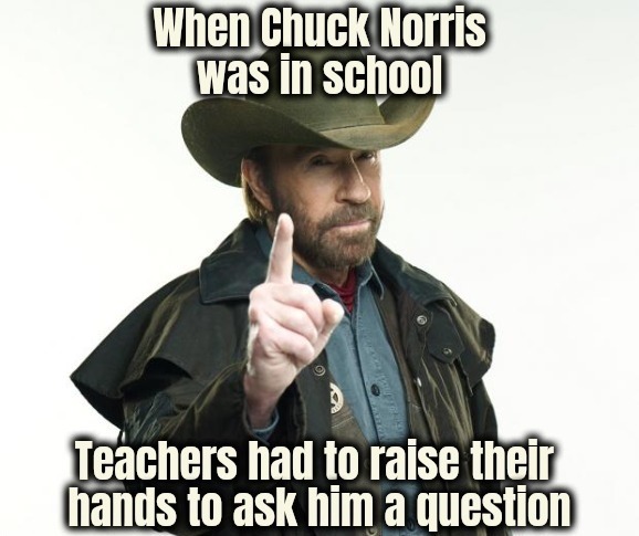 The good old chuck norris jokes – meme