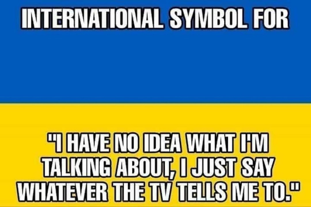 No more male population in Ukraine I hear… – meme