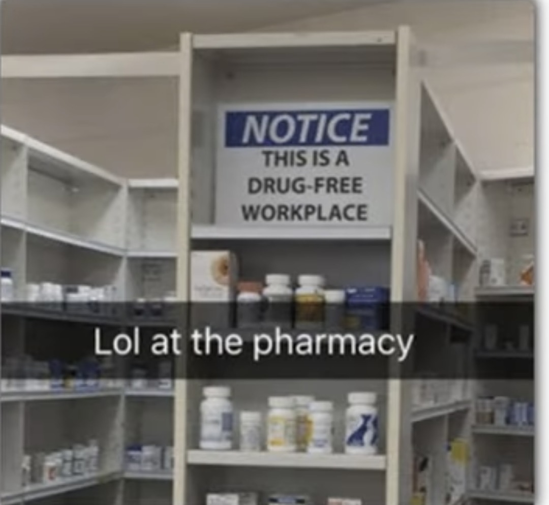 Dongs in a pharmacy – meme