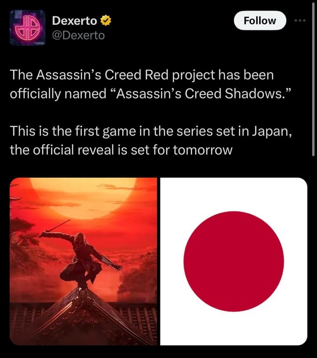 Assassin’s Creed Shadows will be placed in Japan – meme