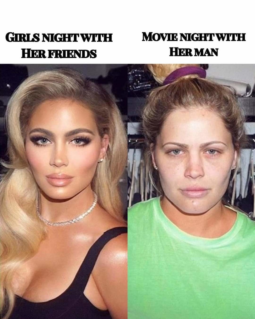 "Just some girls from work" – meme