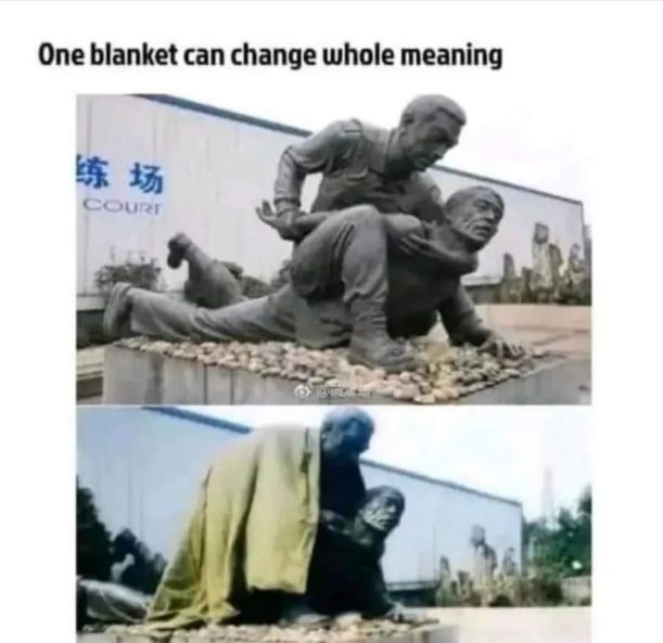 Only one blanket – meme