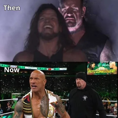 The Rock and the Undertaker – meme