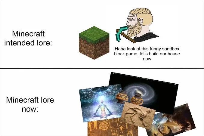 MInecraft lore now – meme