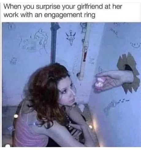 Kinky engagement – meme