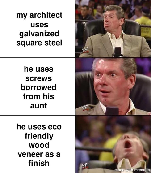 Eco friendly wood – meme