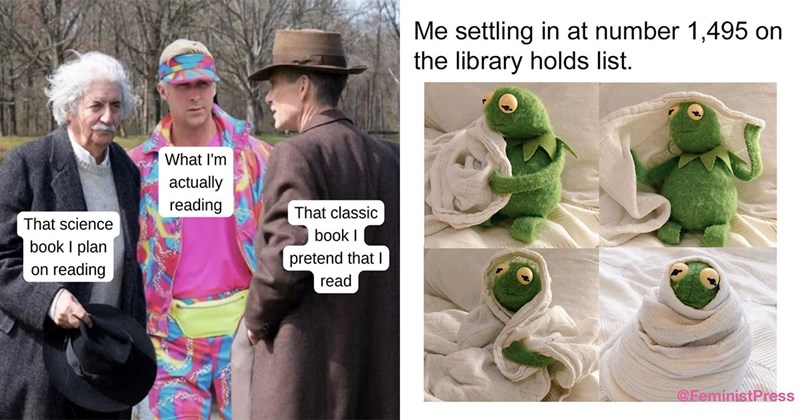 A Shelf Full of Book Memes for Wholesome Bookworms and Local Librarians