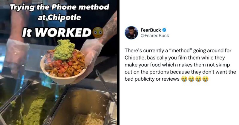 Dude records Chipotle employee to get larger portions, gets criticized for being embodiment of the surveillance state: ‘They don’t get paid enough for this’