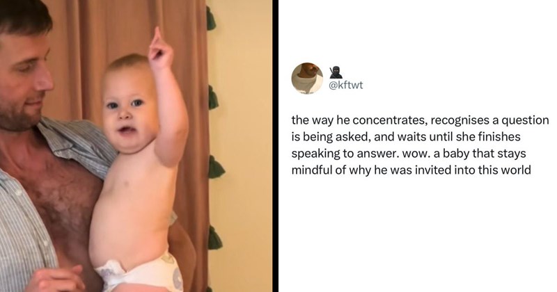 ‘Who wants to go to the Four Seasons Orlando?: Unusually sentient baby answers question with great clarity, shocks the internet