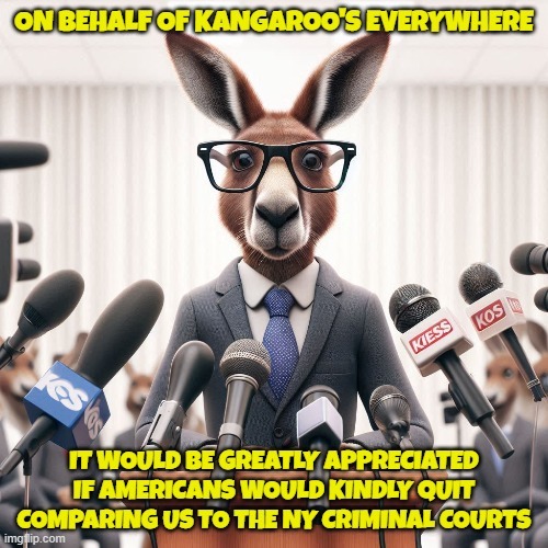 Kangaroo Defamation – meme