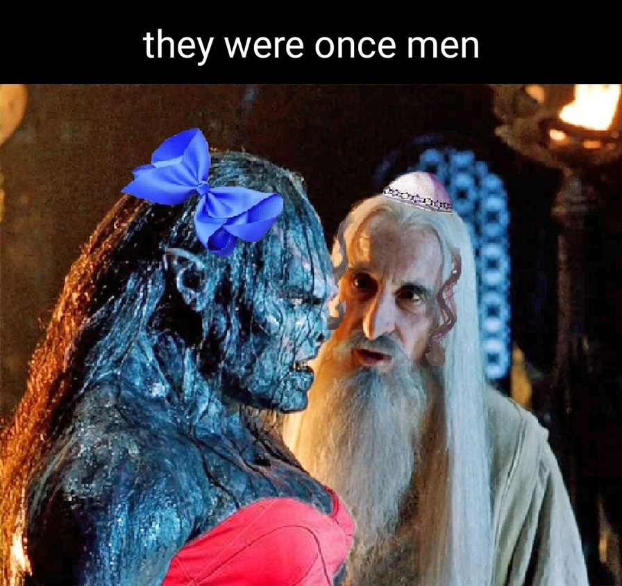 They were once men – meme