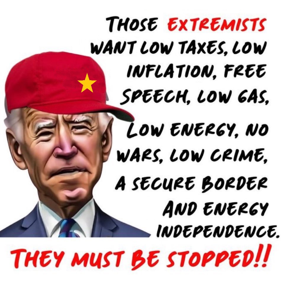 Only Biden doesn’t want these things – meme